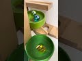 Marble Run Race ☆ Colorful Wooden Rotating Course