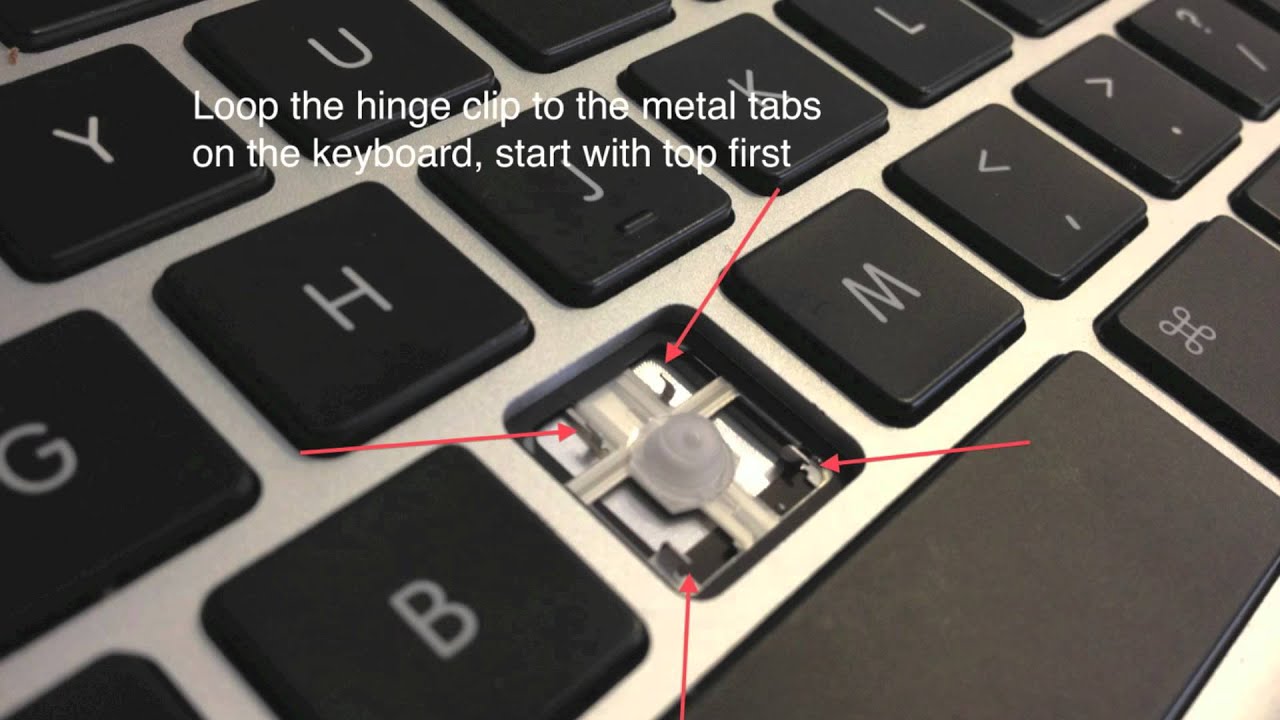 how to clean mac keyboard under keys