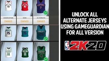 How to Unlock All Locked Alternate Jerseys NBA 2K20