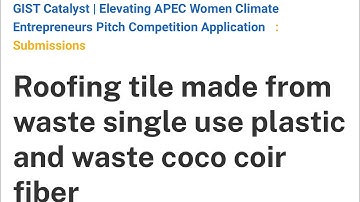 Gist Catalyst | Elevating APEC Women Climate Entrepreneurs Pitch Competition Application