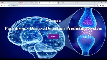 Parkinson’s Disease Detection Prediction System Using Machine Learning in Django