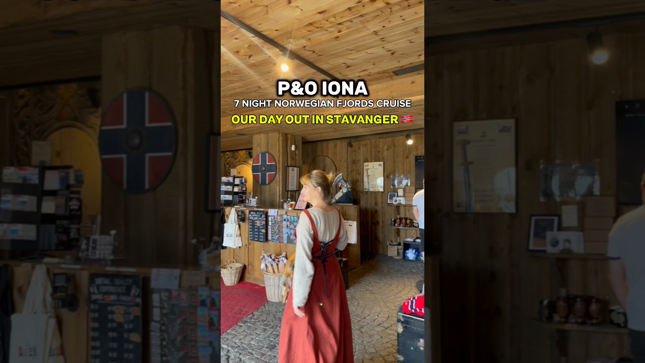 VISITING STAVANGER ON OUR P&O IONA CRUISE 🚢 🇳🇴 #pando #iona #stavanger
