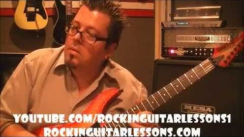 A MINOR PENTATONIC SCALE(pattern 4) - Guitar Lesson by Mike Gross - Tutorial