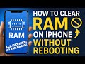 How to Clear RAM on iPhone Without Rebooting (Home Button &amp; Home Bar Devices) | Fix Lag &amp; App Issues