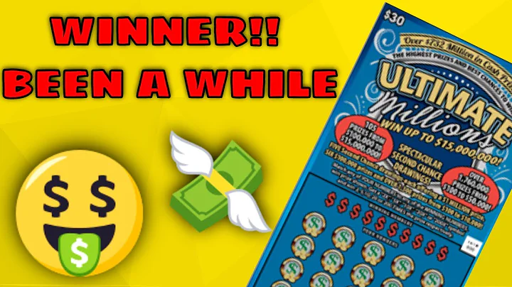 MASSACHUSETTS $30 SCRATCH TICKET!!!  ULTIMATE MILLIONS $30 SCRATCH TICKET!! WINNER WINNER!!!