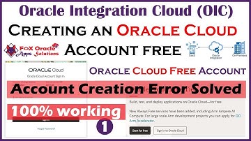 How to create Oracle Cloud Free Tier Account | Oracle Free Tier Account Creation Error Solved