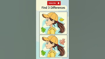 Find 3 differences #mindbendingquiz #iqtest #shortfeed
