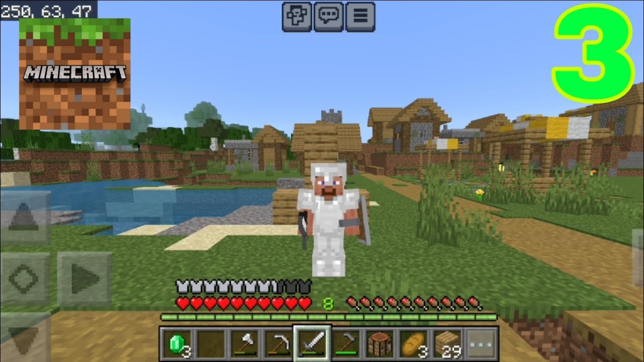 minecraft survival part 3 (no commentary) || minecraft gameplay - YouTube