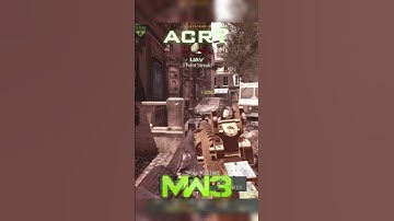 Anyone remember the MW3 ACR?