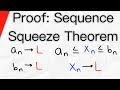 Proof: Sequence Squeeze Theorem | Real Analysis