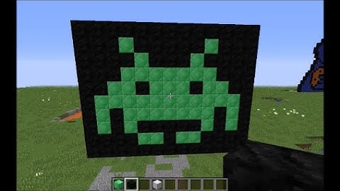 Minecraft Speed Art #4 - Space Invader