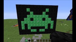 Minecraft Speed Art #4 - Space Invader