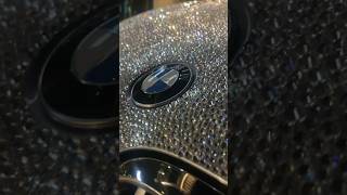 Crystal Ride #bmw #bmwlovers #carlover #crystals #blingbling #bedazzled #bedazzledcar