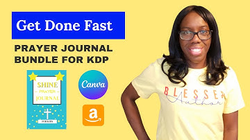 Create a Prayer Journal Fast to SELL on Amazon KDP | Get My Prayer Journal Template