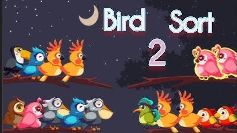Bird Sort 2 :color puzzle game play