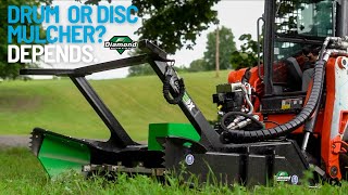 Trying out the new disc mulcher from Diamond Mowers!