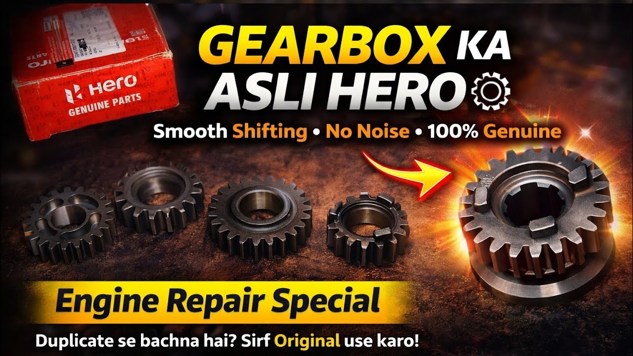 Hero Genuine Gearbox Gears Full Set Review | Smooth Shifting Secret