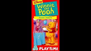 Opening to Winnie the Pooh: Pooh Party 1996 VHS