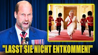 Prinz William ORDNET Notfall-Palast-LOCKDOWN an, nachdem geheime Aufnahme von Camilla online...