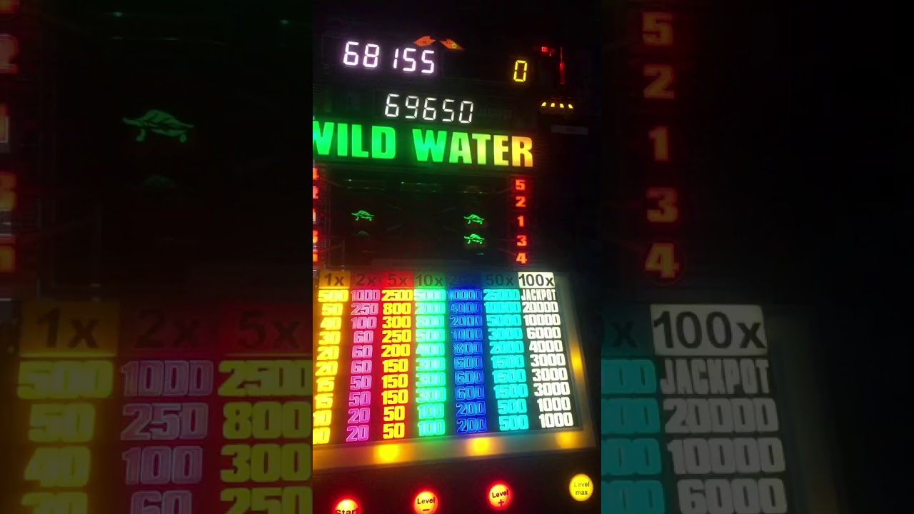 Merkur Wild Water mit 5 € Spielen + Jackpot Auslösung