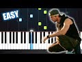 Enrique Iglesias - SUBEME LA RADIO - EASY Piano Tutorial by PlutaX