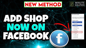 How to add shop now button on facebook page 2024