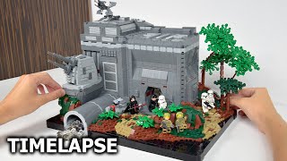 TIMELAPSE LEGO Star Wars MOC - First Order Base on Takodana | LEGO MOC Speedbuild