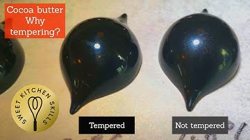 Tempered or not tempered cocoa butter