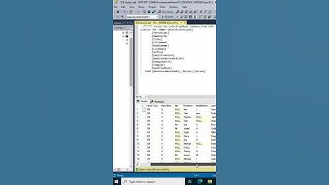 Thumbnail of SQL Server Order By
