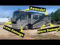 Rebuilding a Fire Damage RV Motor Home