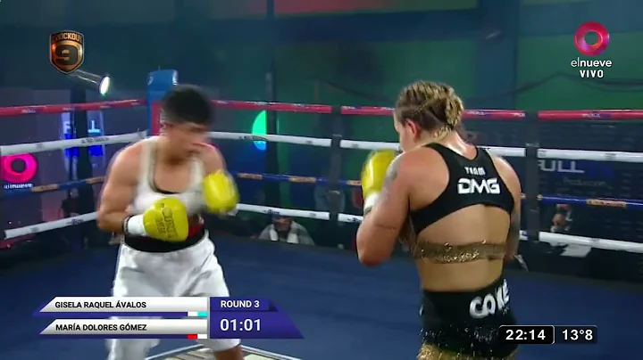 Boxeo femenino: Gisela valos Vs. Dolores Gmez