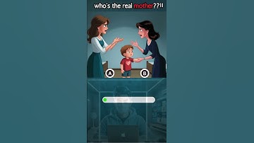 Who is the real mother???!! #quiz  #riddles #shorts