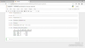 Visualization of basic concepts of propositional logic in python!