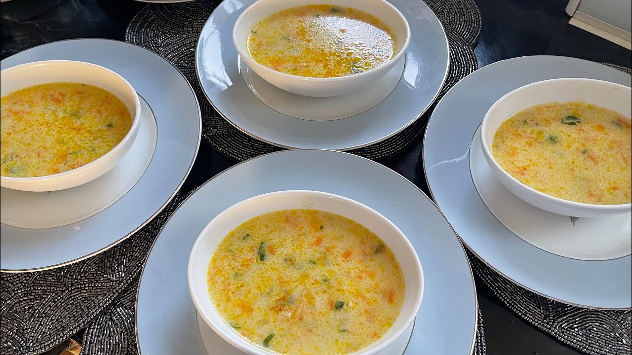 🥕Supë me karrota për shumë persona!😋 Supë e thjeshtë,pa mish,e me pak përberës do tju kenaqë.🤩
