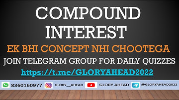 COMPOUND INTEREST | AFCAT 2 2022 | AFCAT MATHS | CDS MATHS | SSC MATHS |