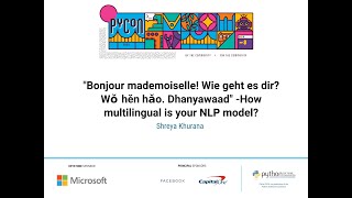 Talk: Shreya Khurana - How multilingual is your NLP model?