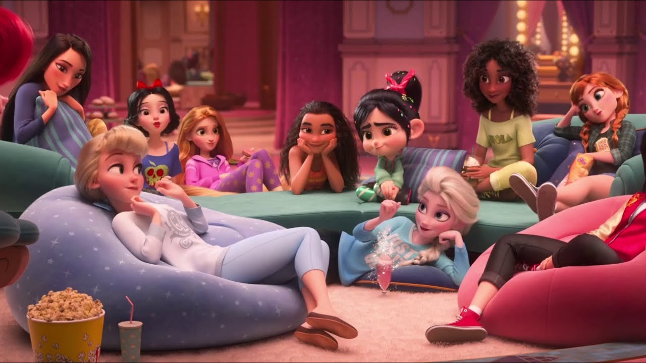 Wifi Ralph | Vanellope conoce a las Princesas de Disney (Latino) 1080p