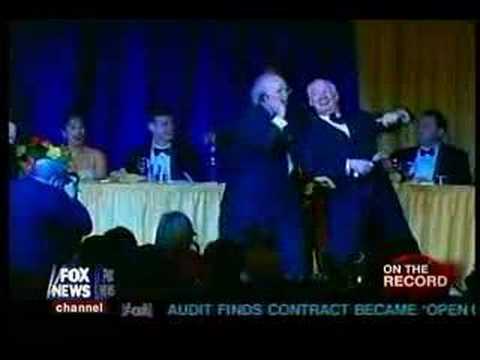 Karl Rove Rappin At The Radio and Television Correspondents Association dinner. Disturbing