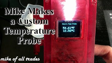 Mike Makes a USB Powered Temperature Probe on Atmega328 (One-Day Build)