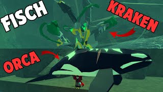 Roblox Fisch Catching Two Krakens An Orca Within 15 Minutes