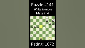 Daily Chess Puzzle no.141 #shorts