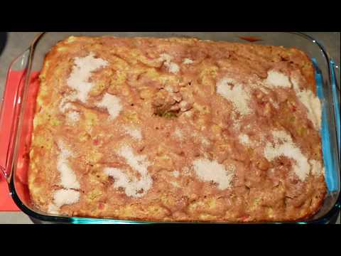 How to Make Rhubarb Cake