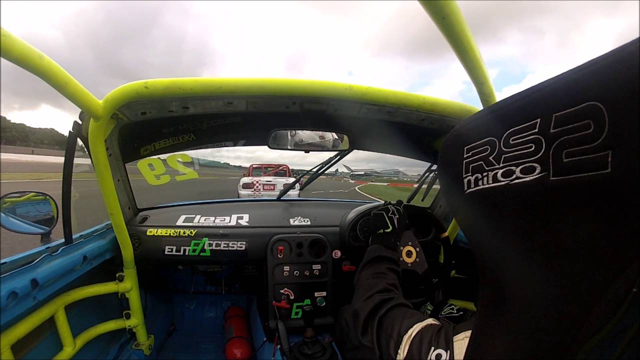 MX5 750MC 5Club racing Silverstone international Adam Bessell Car 29 Race 2