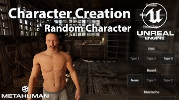 Unreal Engine 5 Tutorial - Character Creation System Part 2: Random Character Generation