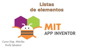 App Inventor - Listas de elementos
