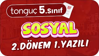 5 Sınıf Sosyal 2 Dönem 1 Yazılıya Hazırlık 