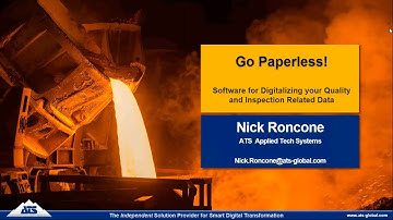 Webinar: Paperless Casting Inspections