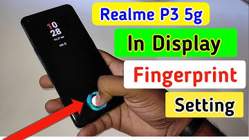 Realme p3 5g in display fingerprint setting/Realme p3 5g fingerprint screen lock/fingerprint sensor