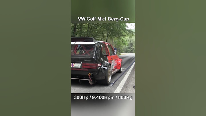 Fastest Berg-Cup Woman with Screaming VW Golf Mk1🔥