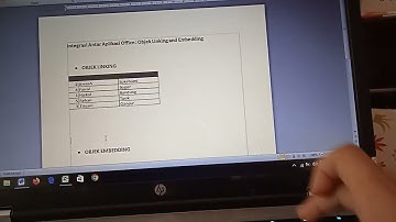 Integrasi Antar Aplikasi Office: Object Linking and Embedding (OLE)